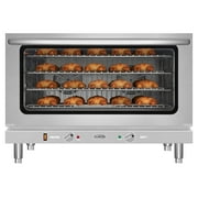 32 in. Countertop Convection Oven, Holds Full Size Pans, 4 Racks and 3500W of Power, 240V in Stainless-Steel KM-CTCO-44