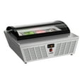 thumbnail image 1 of 32 in. Countertop Ice Cream Display Freezer with Curved Glass Top and 4 Pans, 1 of 16