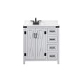 thumbnail image 1 of 32 in. Grant Single Bathroom Vanity with Backsplash, Gray, 1 of 1