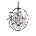 thumbnail image 1 of 32 in. Metro - Hanging Chandelier with Heirloom Handcut Clear Crystal, Dark Bronze, 1 of 1