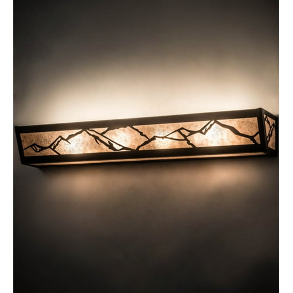 Meyda Tiffany 197108 Mountains 32" Wide Bath Bar - Dark Burnished Antique Copper