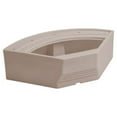 thumbnail image 1 of 32 in. Pontoon Radius Corner Seat Base, Platinum, 1 of 1