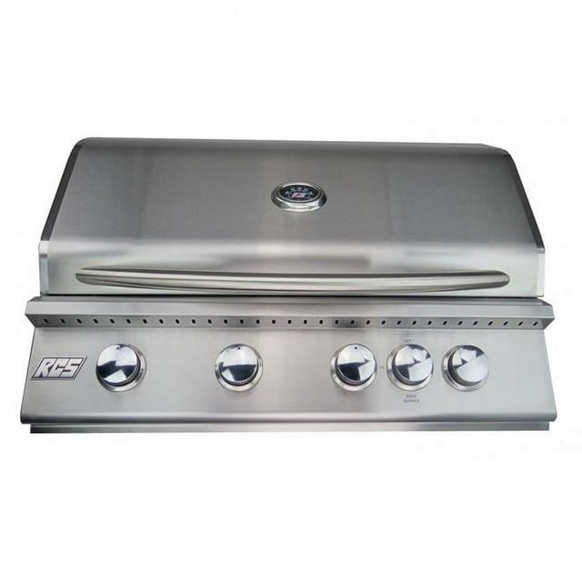 32 in. Premier Grill with Rear Burner-Propane, Stainless Steel