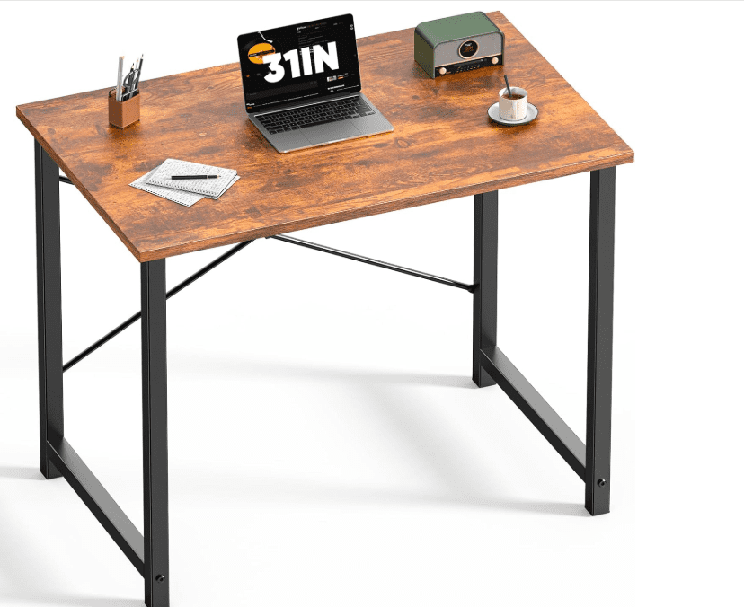 32 in Small Computer Desk for Home Office, Modern Study Work Table ...