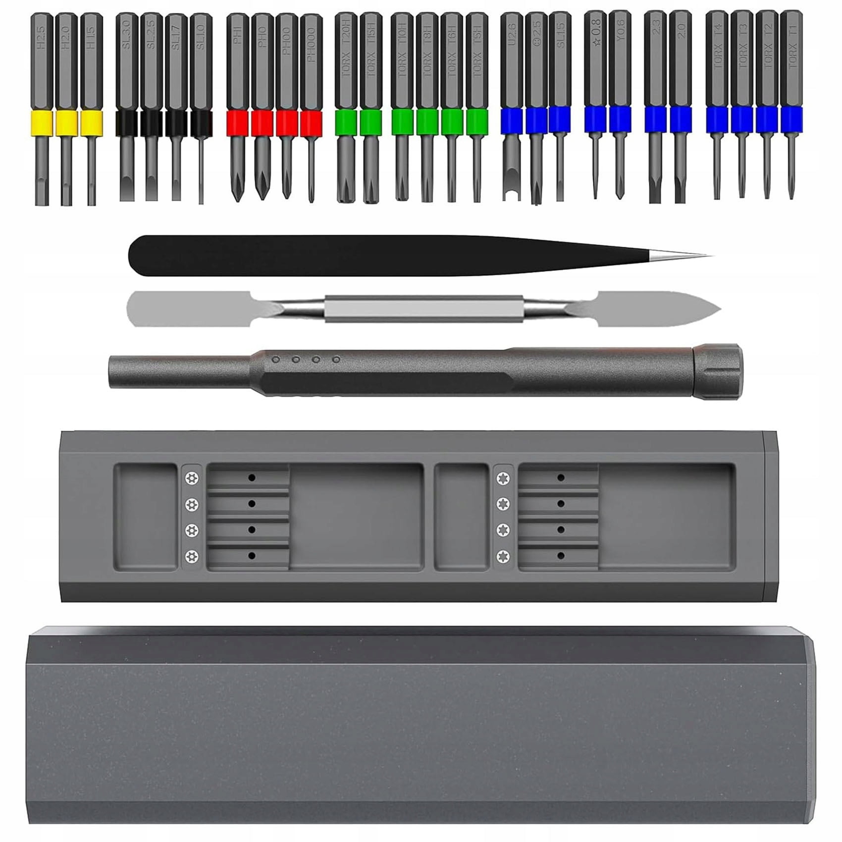 32 in one Multifunctional screwdriver set home laptop computer mobile phone repair strong magnetic screwdriver hardware tool screwdriver