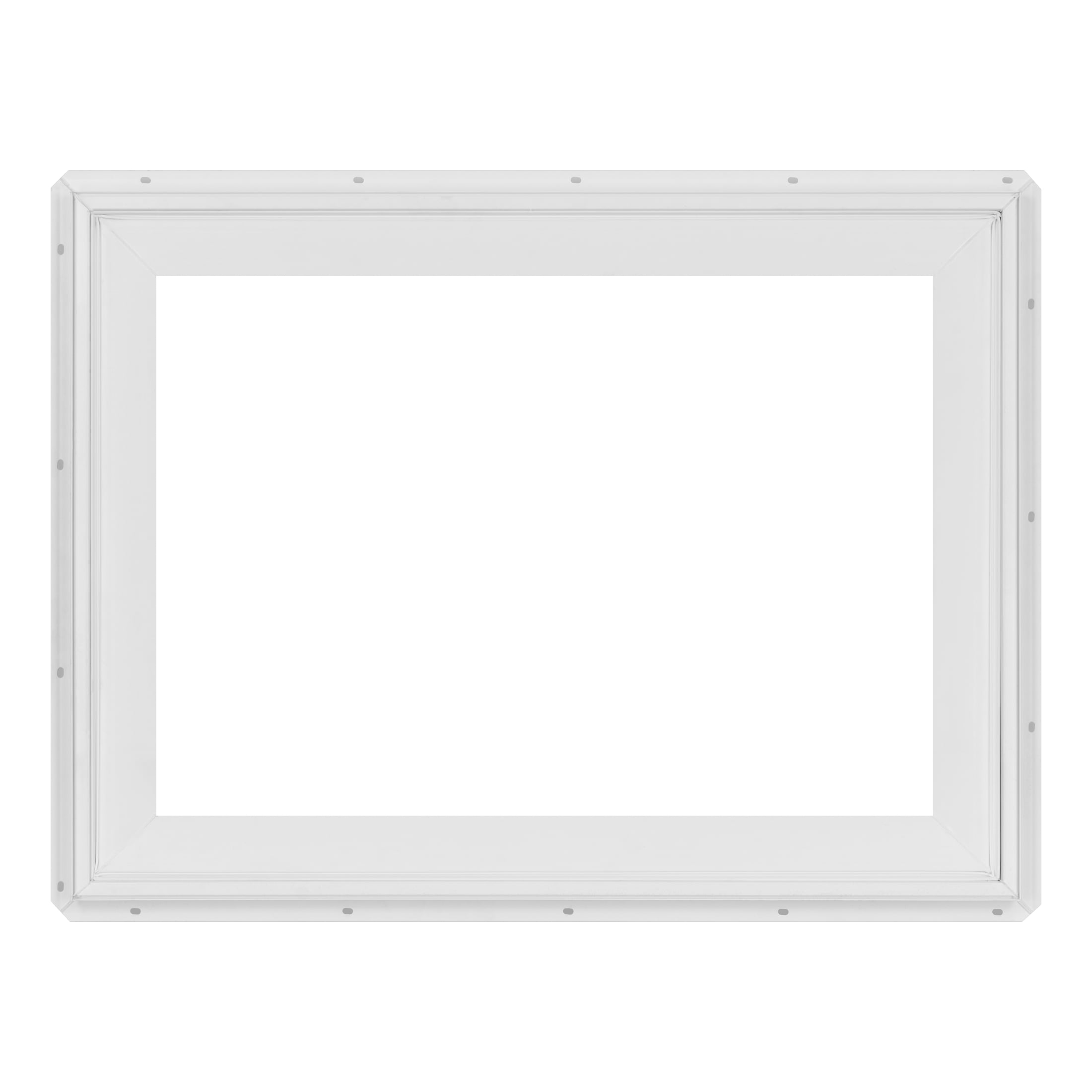 32 in. x 24 in. White Vinyl Double-Pane Insulated Awning Window with Screen