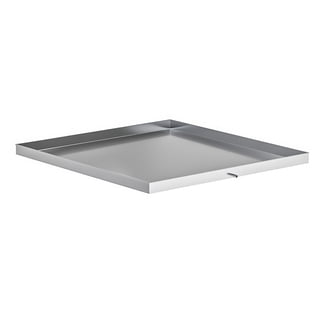 32 in. x 30 in. x 1.5 in. Washing Machine Drain Pan with Drain Hole and Hose Adapter.
