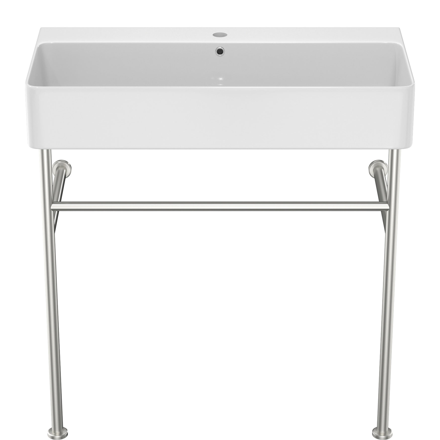 32 - inch Console - Overflow Drain Hole Design - Shopping Mall Bathroom ...
