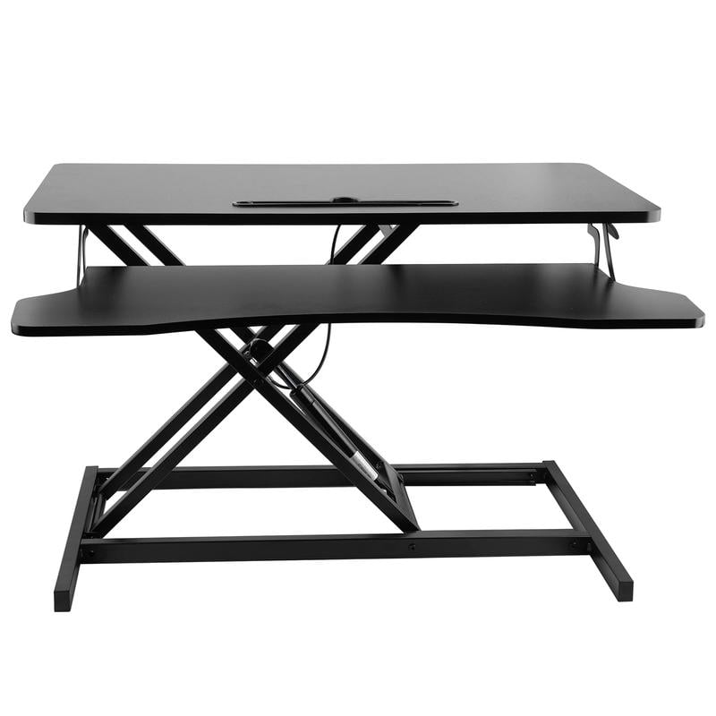 32 inch Desk Converter, Height Adjustable Sit to Stand Riser, Laptop ...