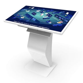 32 inch Touch Screen Kiosk, Android System, Install APP, Browser, Digital Signage Kiosk, K-Style Stand Digital Signage Display, Interactive Display Mall Navigation/Advertising/Retail Store