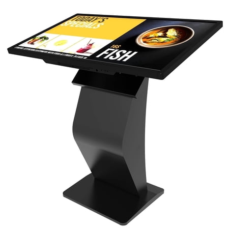 32 inch Touch Screen Kiosk, Android System, Install APP, Browser, Digital Signage Kiosk, K-Style Stand Digital Signage Display, Interactive Display Mall Navigation/Advertising/Retail Store
