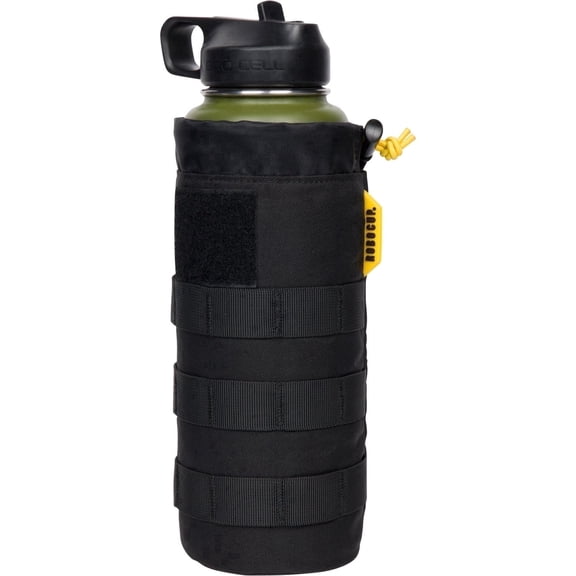ROBOCUP Tactical 32 oz. Water Bottle Holder with MOLLE Webbing, Heavy-Duty 1000D Cordura Nylon Drink Pouch for Backpack