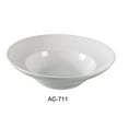 thumbnail image 1 of 32 oz ABCO Porcelain Deep Mediterranean Bowl, Super White - 10.75 x 3 in. - Pack of 12, 1 of 1