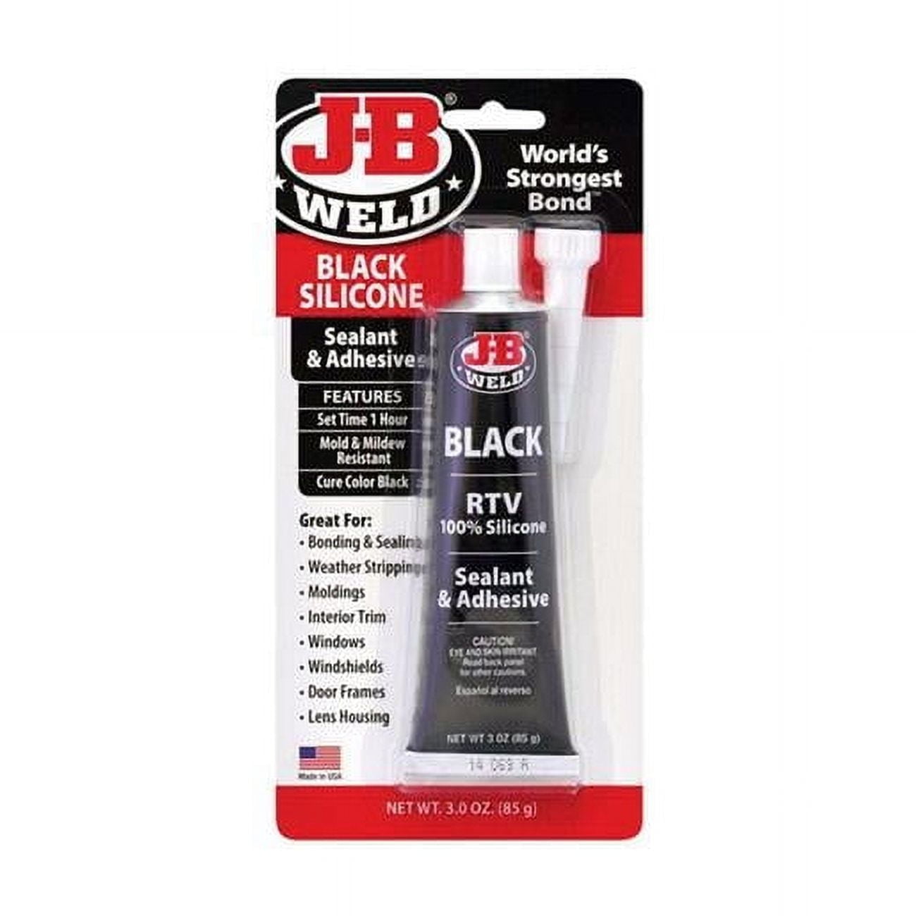 3 oz Black RTV Silicone Sealant - Walmart.com