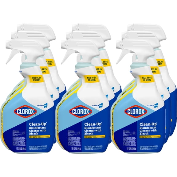 32 oz. Clean-Up Disinfectant Cleaner with Bleach (9/Carton)