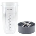 32 oz Cup & Blade Replacement for NutriBullet 600W 900W Blenders, BPA