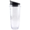 thumbnail image 1 of 32 oz Cup with Sip & Seal Lid Replacement Parts 407KKU641 408KKU641 Compatible with Nutri Ninja Auto-iQ BL480 BL640 CT680 Blenders, 1 of 6