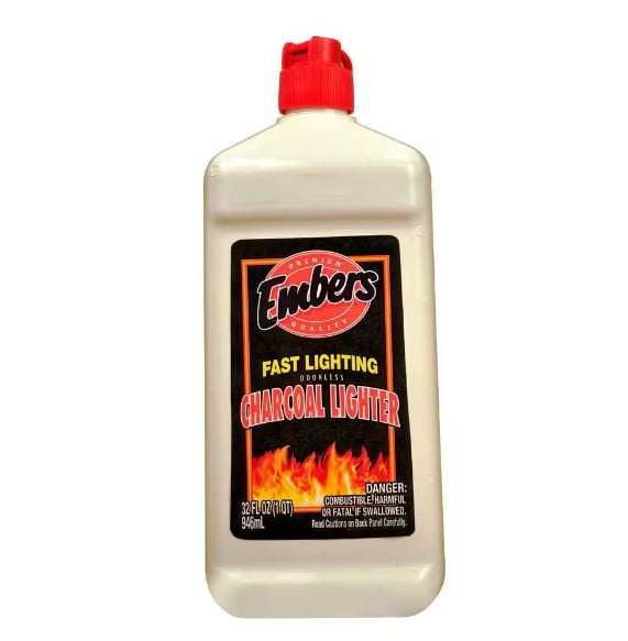 32 oz. Fast Lighting Odorless Charcoal Grill Lighter Fluid