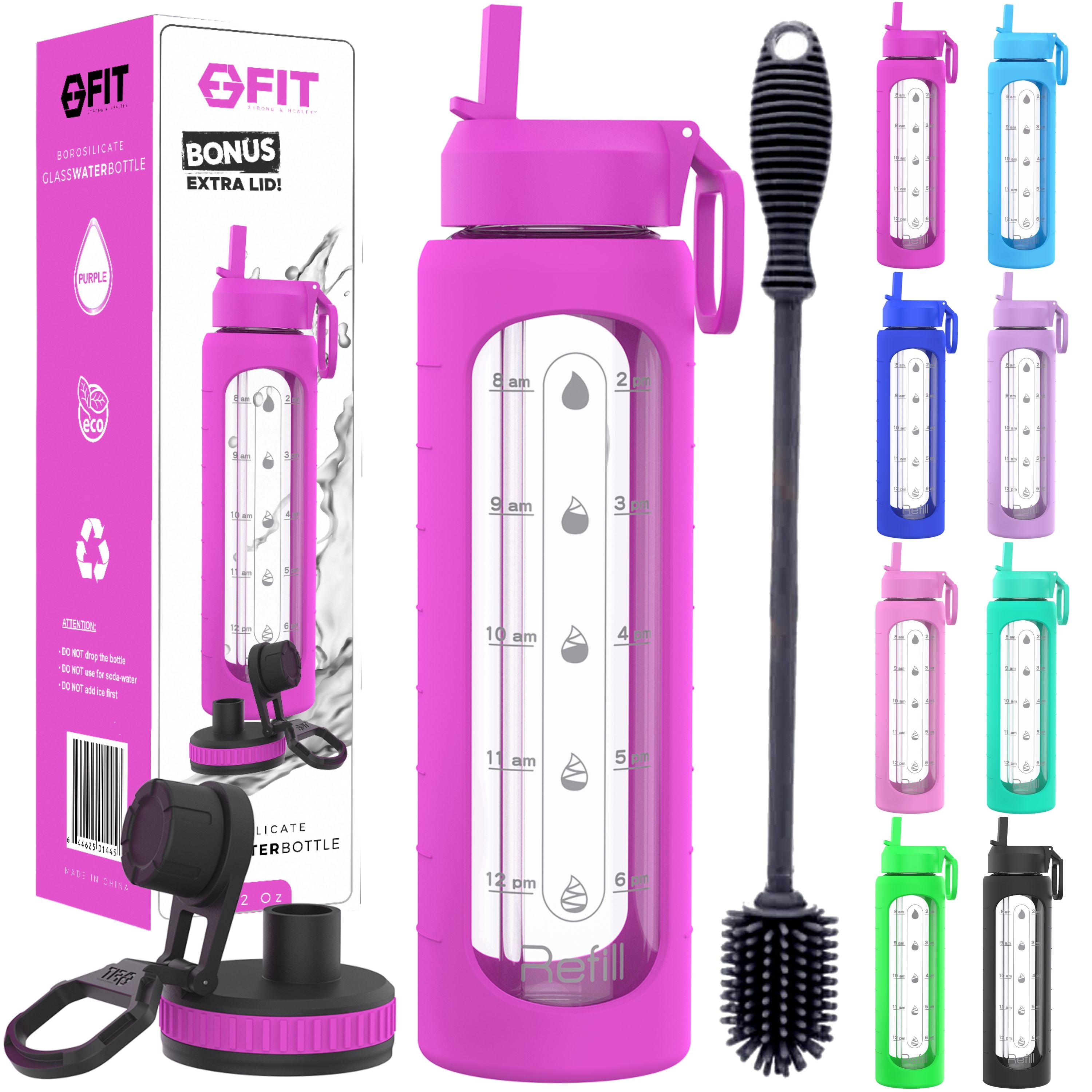 https://i5.walmartimages.com/seo/32-oz-Glass-Water-Bottle-with-Time-Marker-Reminder-and-Silicone-Sleeve-Purple-BRUSH-EXTRA-LID_840bddef-3475-4f0d-9d5e-f7198caded82.5322b92b8484bc99323a84cfa7504c2b.jpeg