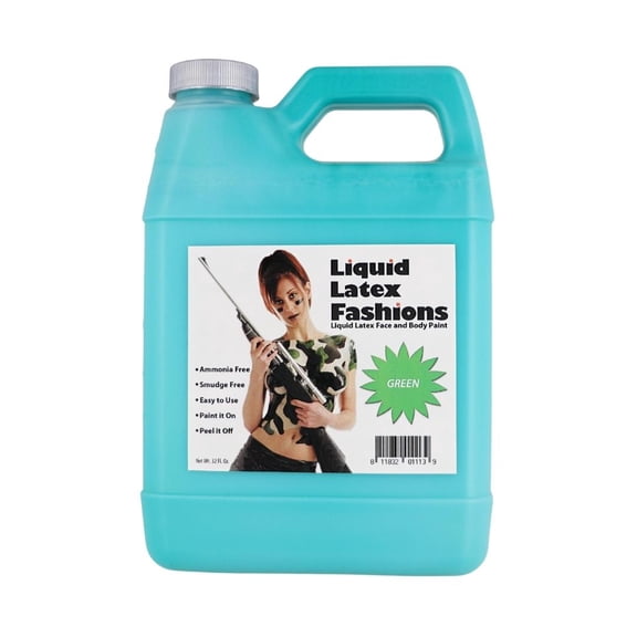 32 oz Green Liquid Latex *Ammonia Free* Body Paint