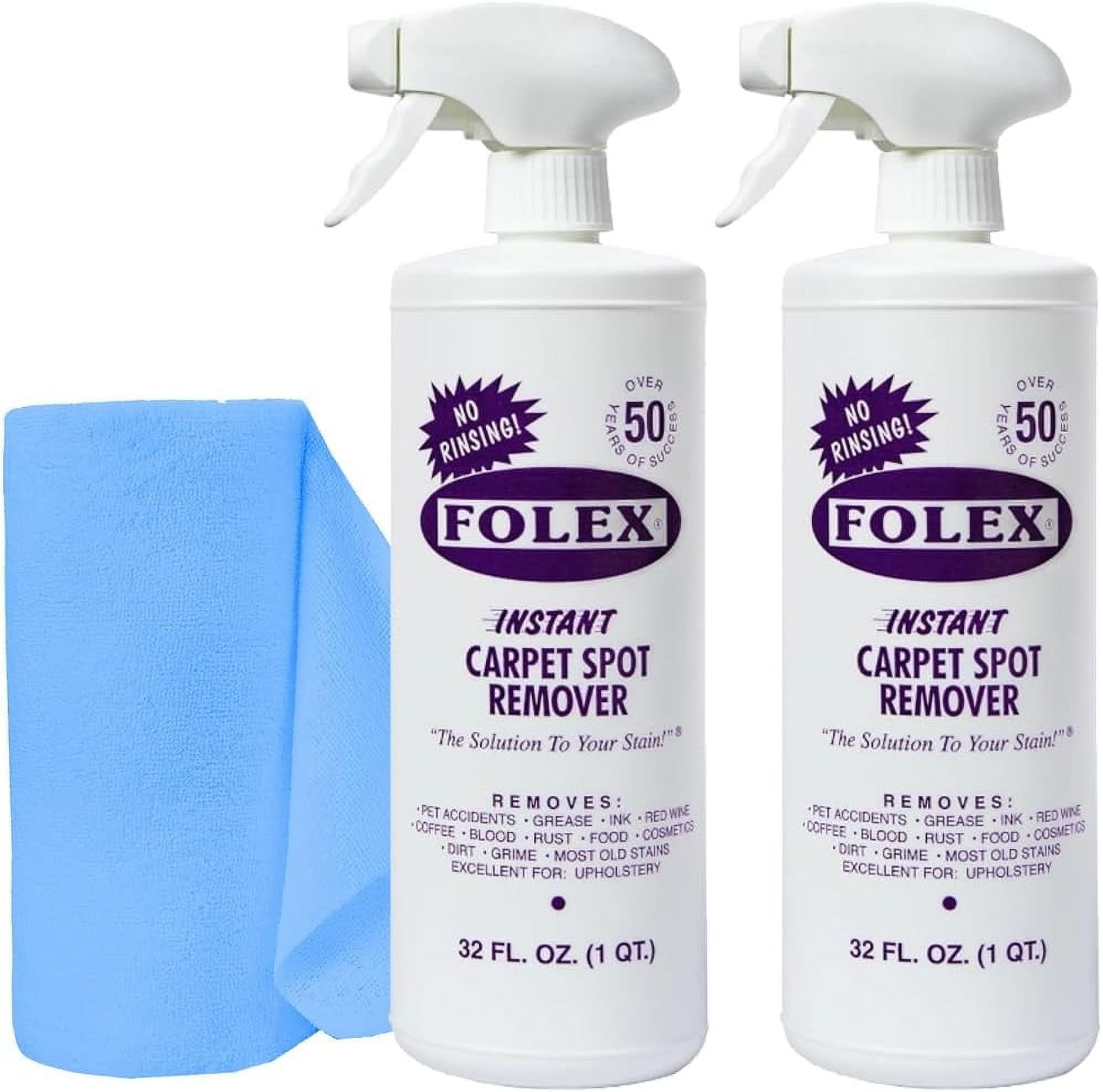 32 oz Instant Carpet Spot Remover Carpet Cleaner with Reusable Cleaning ...