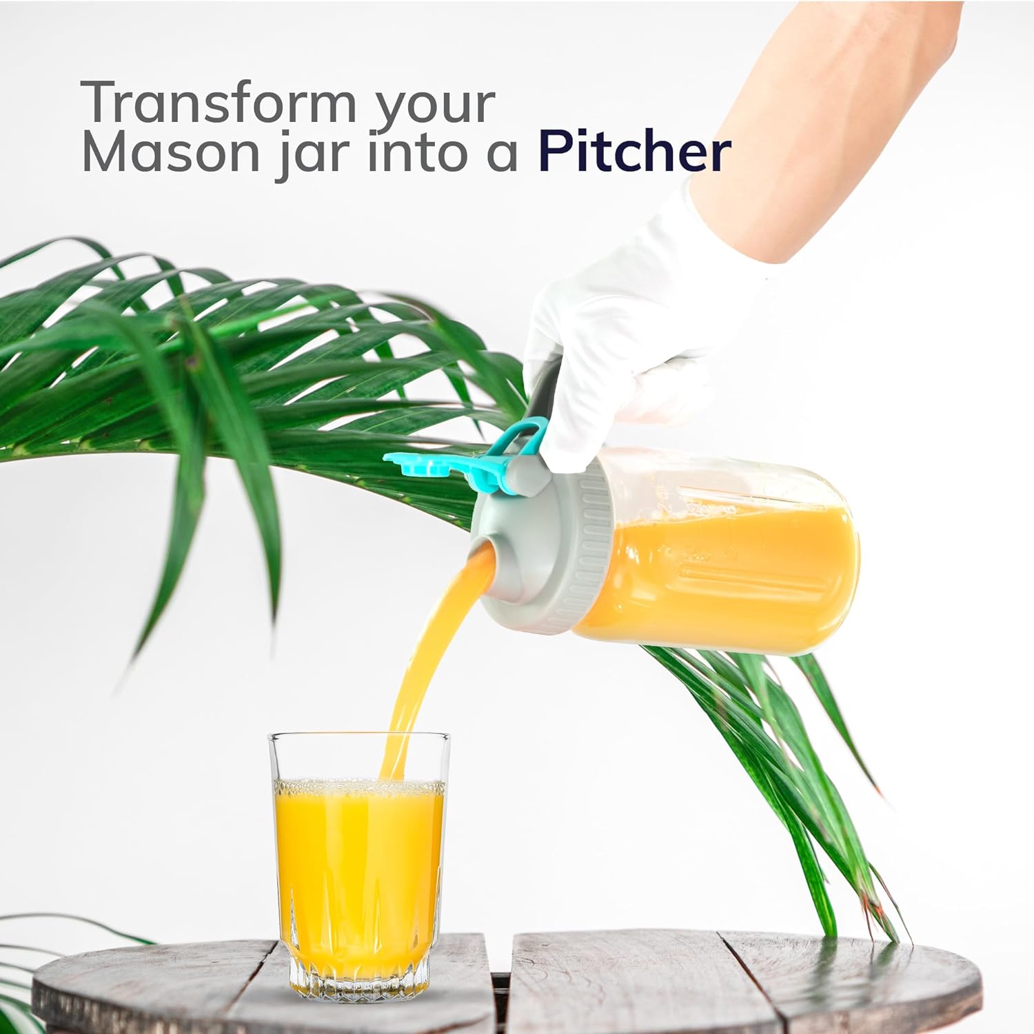 32 oz Mason Jars (14pc Set) Wide Mouth Quart Jars for Canning