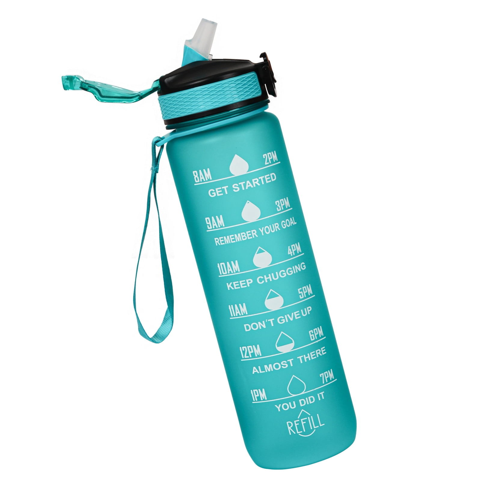  PASER Motivational Water Bottle 32 oz with Straw
