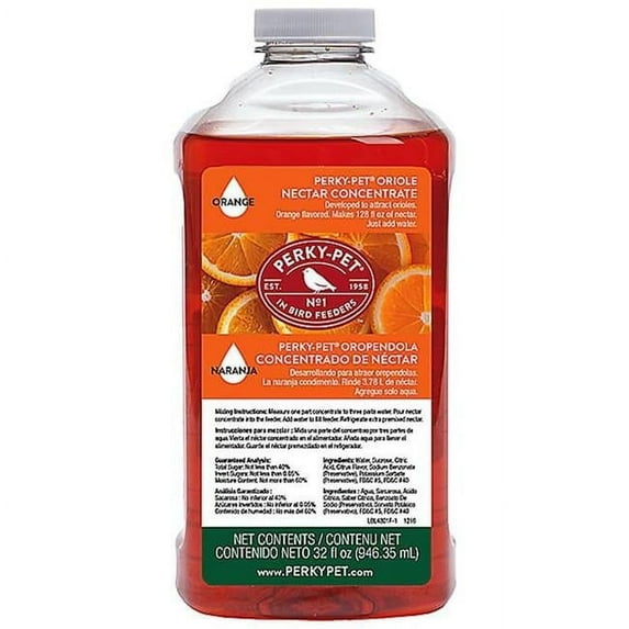 32 oz Oriole Nectar Concentrate - Orange