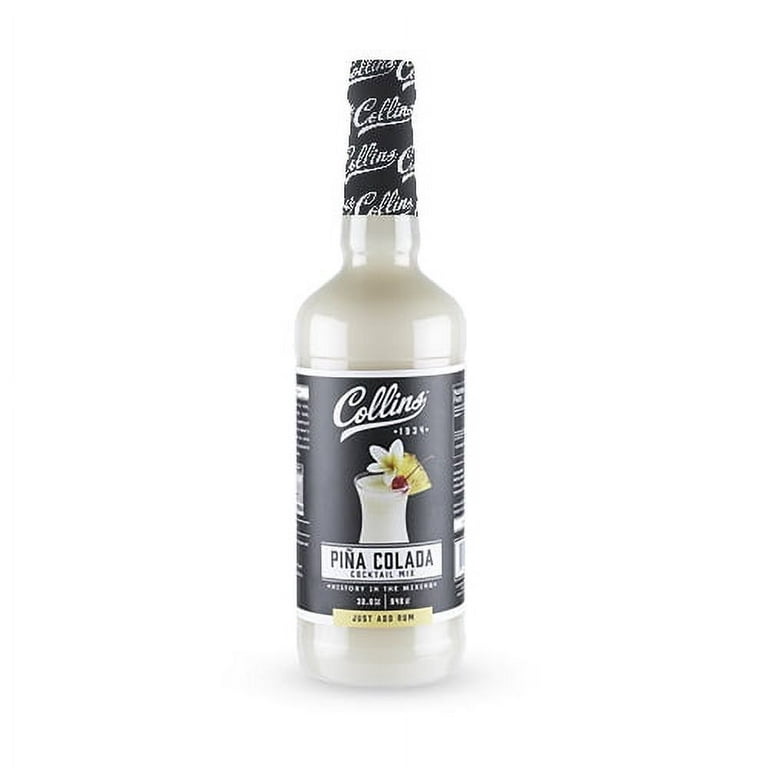 Collins 32 oz Pina Colada Cocktail Mix with Real Pineapple Juice