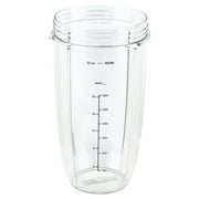 32 oz Tall Colossal Cup Replacement Part Compatible with NutriBullet 600W 900W Blenders NB-101B NB-101S NB-201