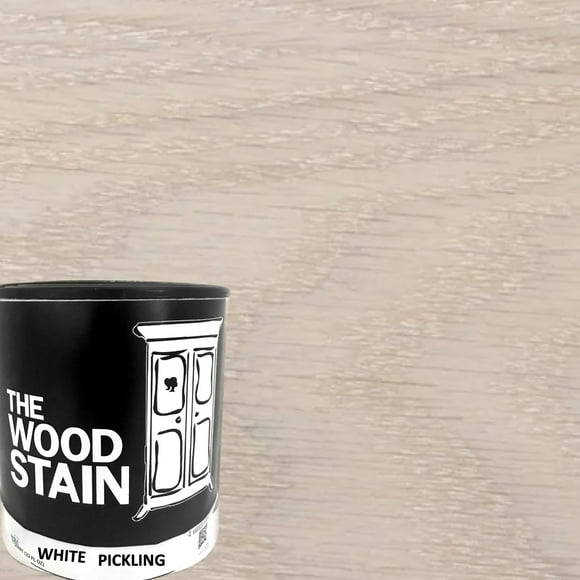 32 oz. The Wood Stain White Pickling Low VOC Oil-Based Interior Wood Stain