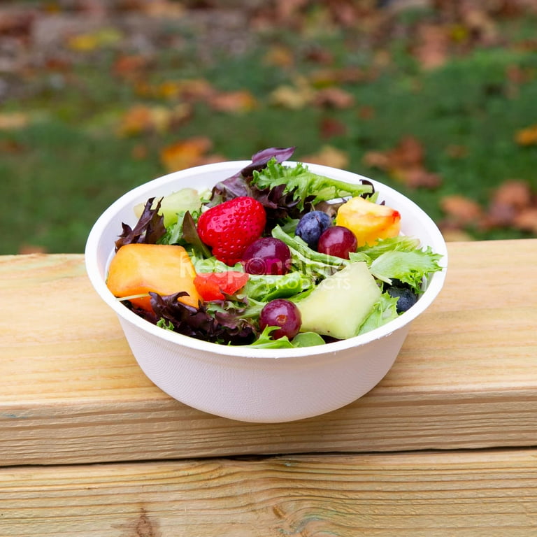 Renewable and Compostable Salad Bowls with Lids by Eco-Products