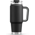 thumbnail image 1 of 32 oz Tumbler with Handle, Insulated Tumbler with Lid and Straw, Stainless Steel Travel Mug, Keeps Cold for 24 Hours, 100% Leak Proof, Fits in Car Cup Holder (Night), 1 of 4