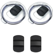 32 oz Tumbler Lid for Yeti, Splash Resistant 32 oz Replacement Lid,Yeti 32 oz Lid BPA Free,Lids 32 oz Replacement Lid for Yeti,2PCS