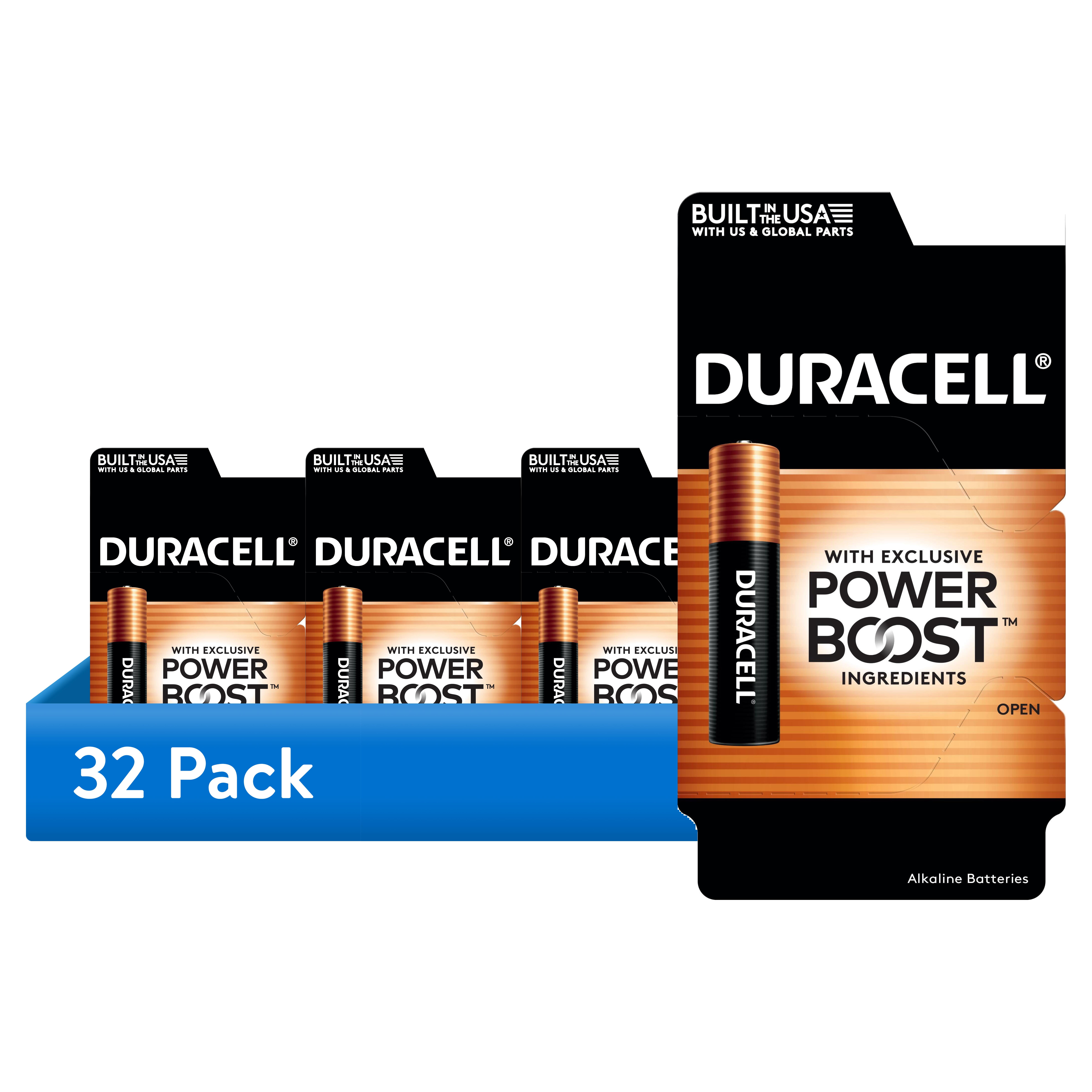 (32 pack) Duracell Coppertop PowerBoost AAA Alkaline Batteries, 4 Count