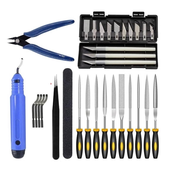 32 pieces 3D Print Tool Kit Includes Debur Tool, Cleaning, Finishing and Printing Tool,3D Print Accessories for Cleaning, Finishing and Printing 3D Prints