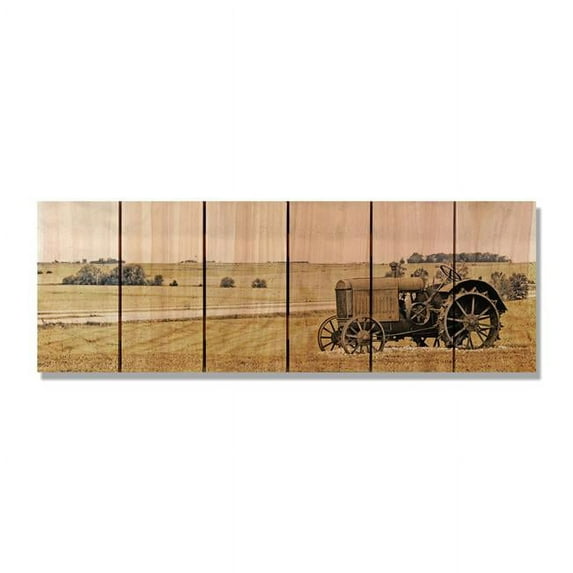 32 x 11 in. Heart Land Inside & Outside wood Wall Art