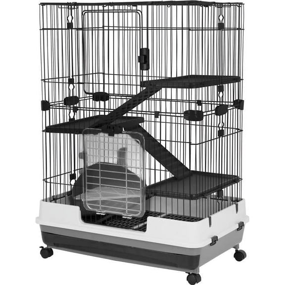 32 x 21 x 43 in. Nibbles Deluxe 4 Level Small Animal Cage