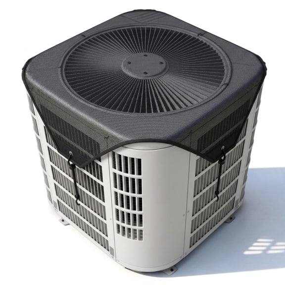 32'' x 32'' Black-basic Outdoor Air Conditioner Cover