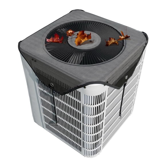 32 x 32 in Air Conditioner Cover for Outside Units, Universal Top Mesh Defender, Durable All Seasons Protector for Leaves & Debris