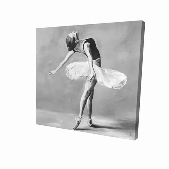 32 x 32 in. Classic Ballet Dancer-Print on Canvas