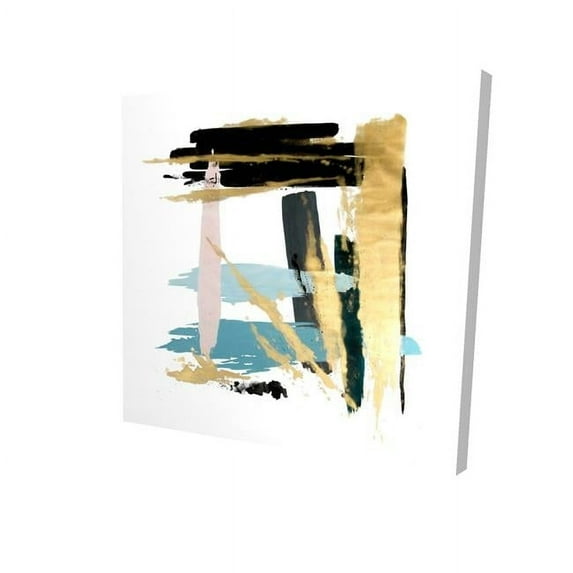 32 x 32 in. Pastel Stroke-Print on Canvas