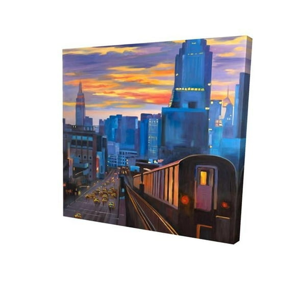 32 x 32 in. Subway In New-York City-Print on Canvas