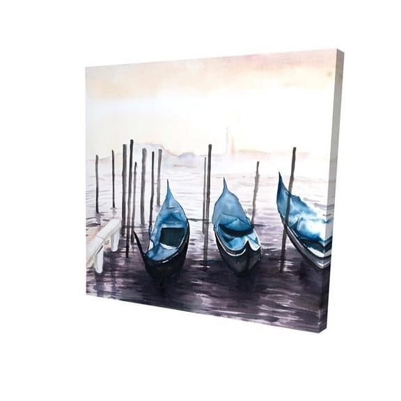 32 x 32 in. The Gondola In Italy-Print on Canvas