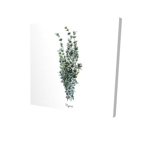 32 x 32 in. Thyme Leaves Bundle-En-Print on Canvas