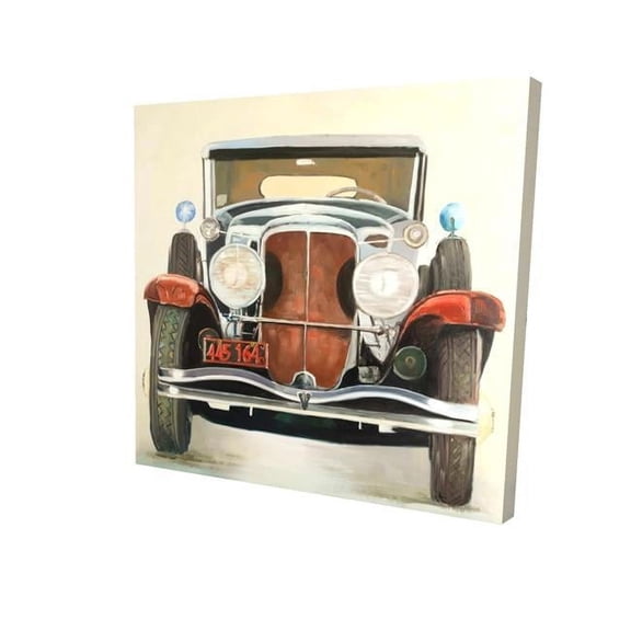 32 x 32 in. Vintage Luxury Car-Print on Canvas