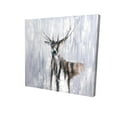 thumbnail image 1 of 32 x 32 in. Winter Abstract Deer-Print on Canvas, 1 of 1