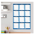 thumbnail image 1 of 32" x 48" 2026 Wall Calendar Large Dry Erase Calendar for Wall Erasable Laminated 12 Month Wall Planner Yearly Annual Calendar Reversible Vertical Office Classroom Home, 1 of 8