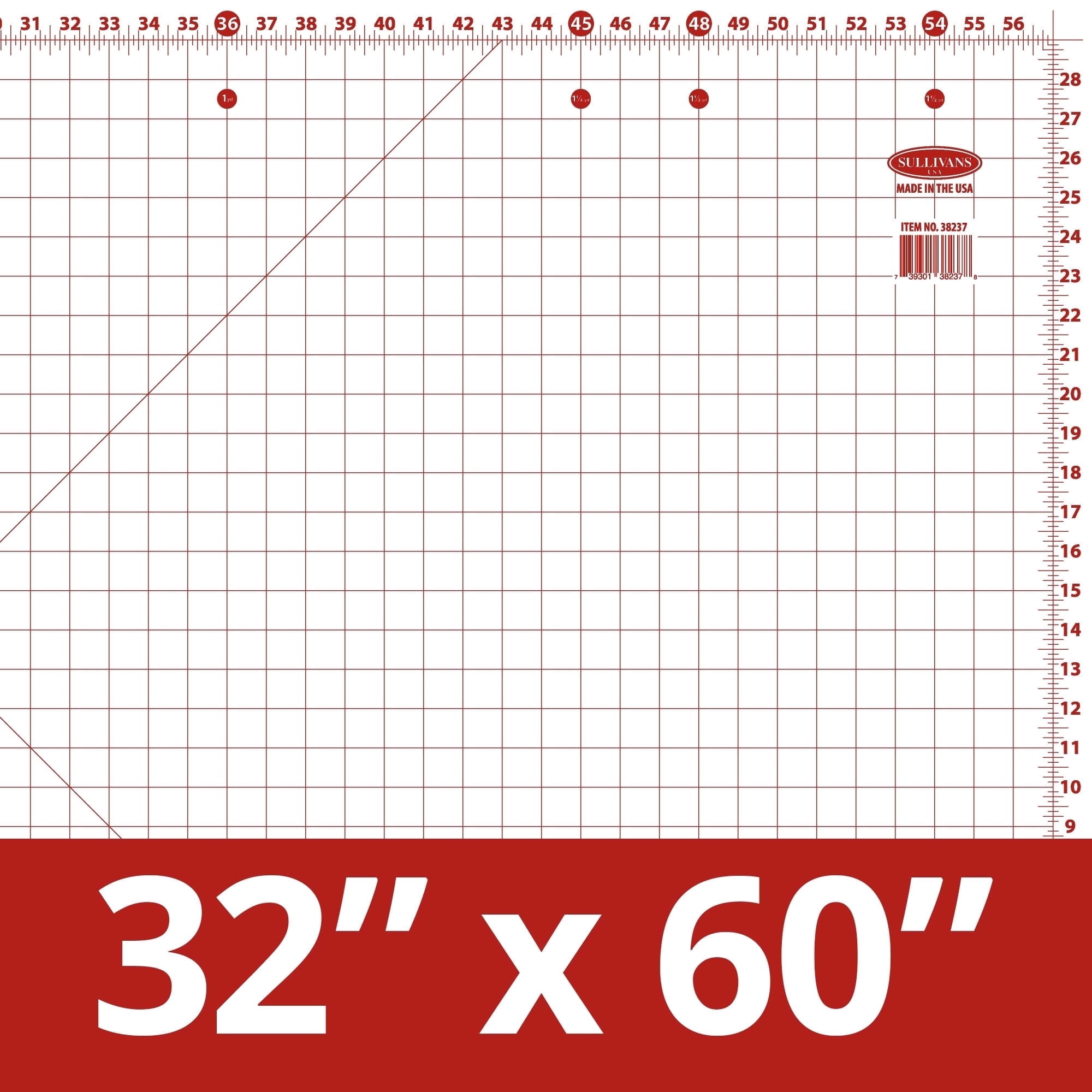 32″ x 60″ Sullivans Cutting Mat