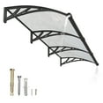 thumbnail image 1 of 32"x 80" Window Awning Canopy Door Entrance Patio Cover Solid Sheet Awnings For Garden, 1 of 9
